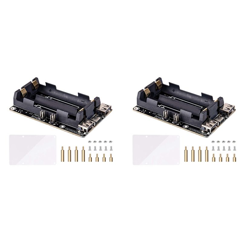 AA08-2X For Raspberry Pi 4 UPS - огляд і ціна Raspberry Pi Uninterrupted Power Supply Ups 18650