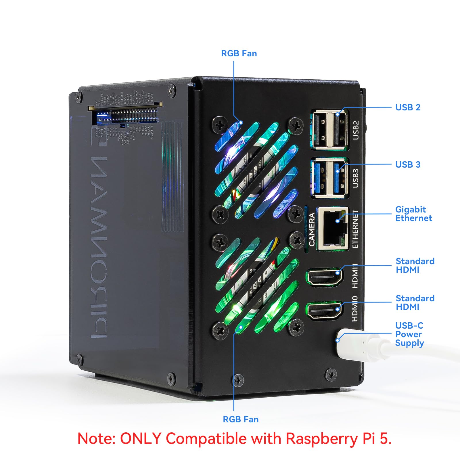 Pironman 5-MAX Dual NVMe M.2 S - огляд і ціна Raspberry Pi Ai Kit Hailo-8L