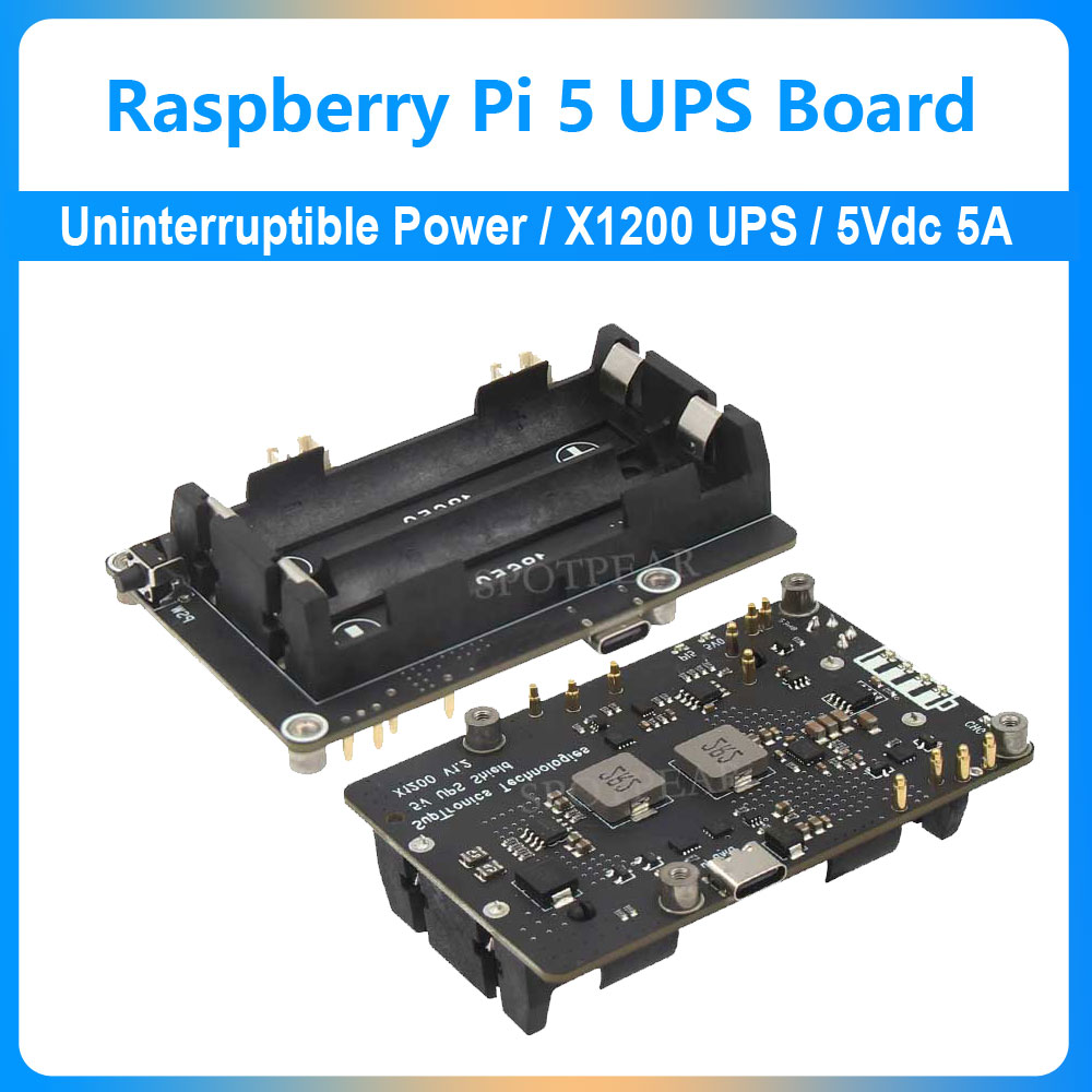 Raspberry Pi 5 UPS Expansion B - огляд і ціна Raspberry Pi Uninterrupted Power Supply Ups 18650