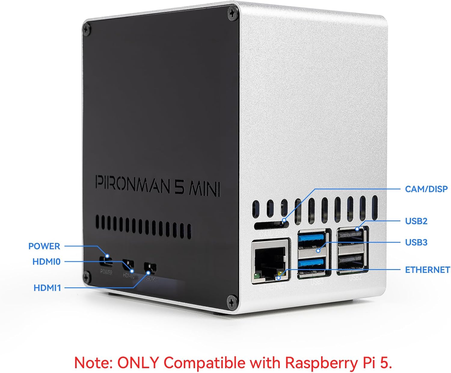 Pironman 5-Mini NVMe M.2 SSD P - огляд і ціна Raspberry Pi Ai Kit Hailo-8L