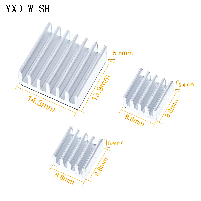 30pcs Aluminum Heat Sink Set A - огляд і ціна Raspberry Pi Water Cooling Kit
