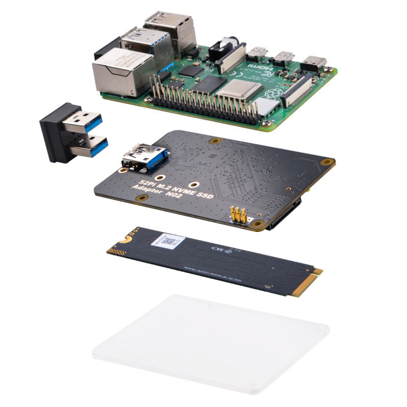 Raspberry Pi 4 Model B M.2 NVM - огляд і ціна Argon One V3 M.2 Nvme Case