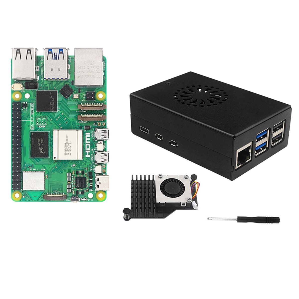 X14A& For IRasptek Starter Kit - огляд і ціна Raspberry Pi 5 8Gb Board