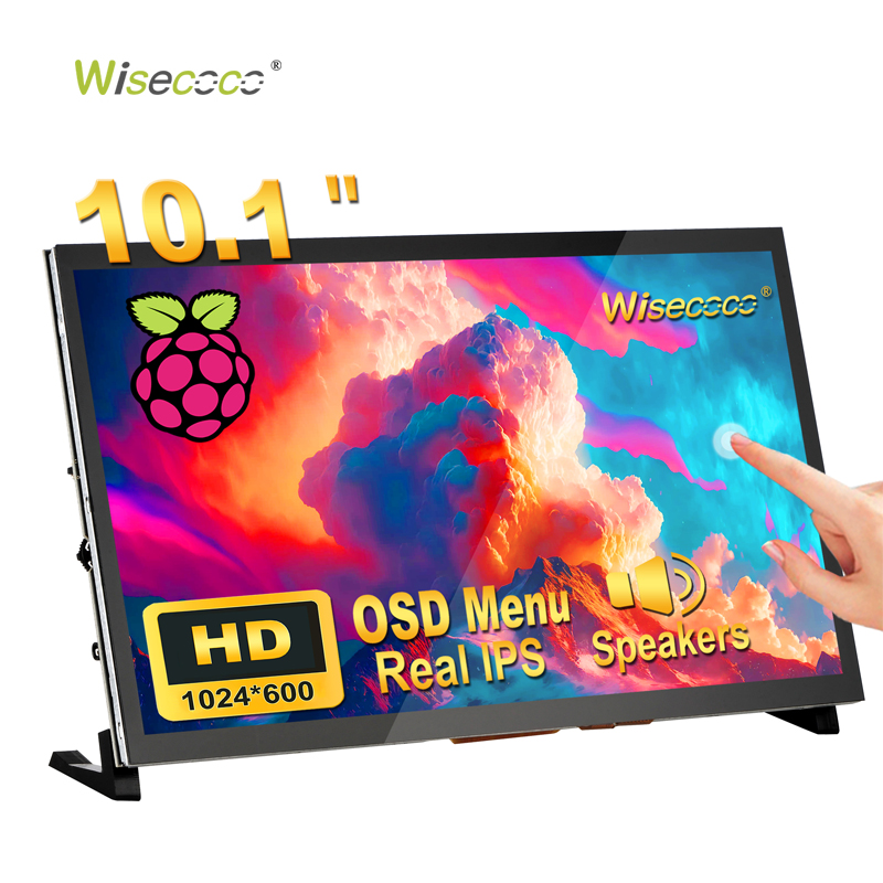 5 7 10.1 Inch 1024*600 HD Ips  - огляд і ціна Raspberry Pi 10.1 Inch Capacitive Touch Screen Ips