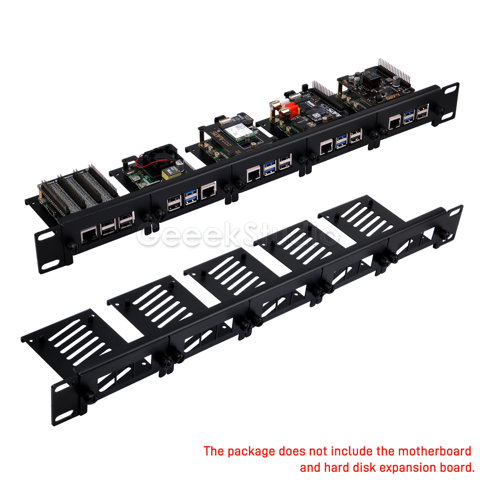 1U Rack Mount for Raspberry Pi - огляд і ціна Raspberry Pi Rackmount 1U 19 Inch