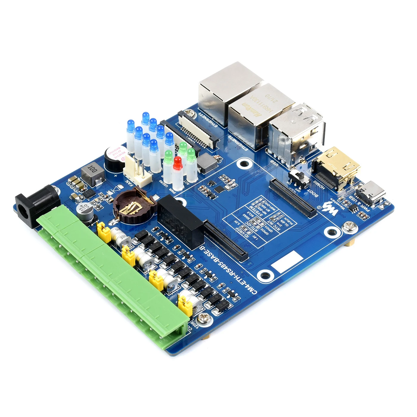 VivaChip TechCM4 IO Board RS48 - огляд і ціна Raspberry Pi 4 8Gb Ram Kit