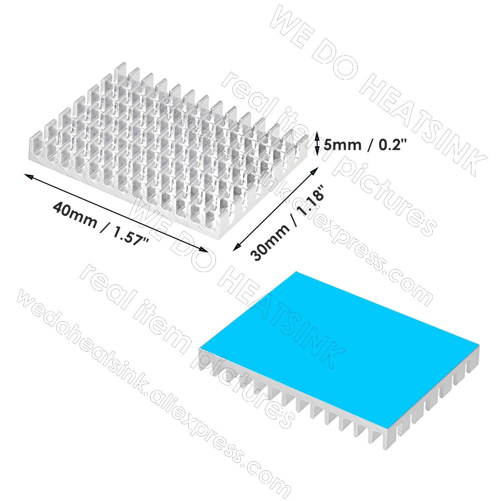 WE DO HEATSINK 30*40*5mm Witho - огляд і ціна Raspberry Pi Water Cooling Kit