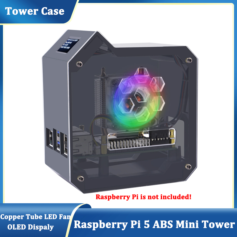 GeeekPi Raspberry Pi 5 ABS Min - огляд і ціна Argon One V3 M.2 Nvme Case