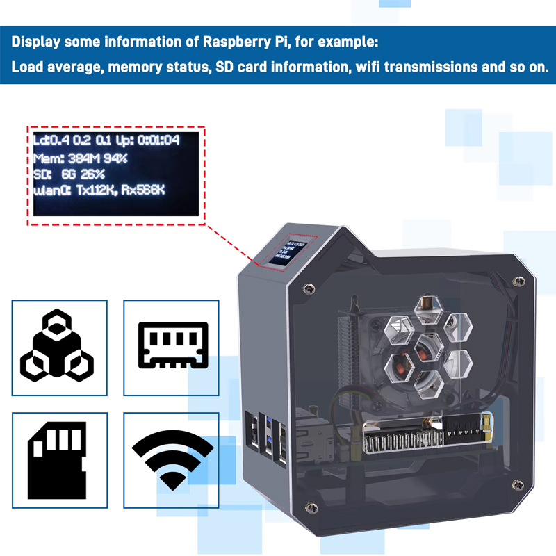 GeeekPi Raspberry Pi 5 ABS Min - огляд і ціна Argon One V3 M.2 Nvme Case