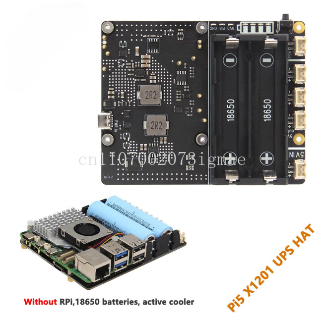 Raspberry Pi 5 X1201 UPS Power - огляд і ціна Raspberry Pi Uninterrupted Power Supply Ups 18650