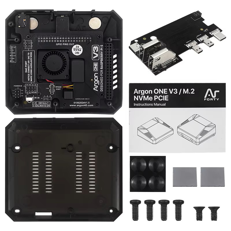 Argon ONE V3 Metal Case Raspbe - огляд і ціна Argon One V3 M.2 Nvme Case