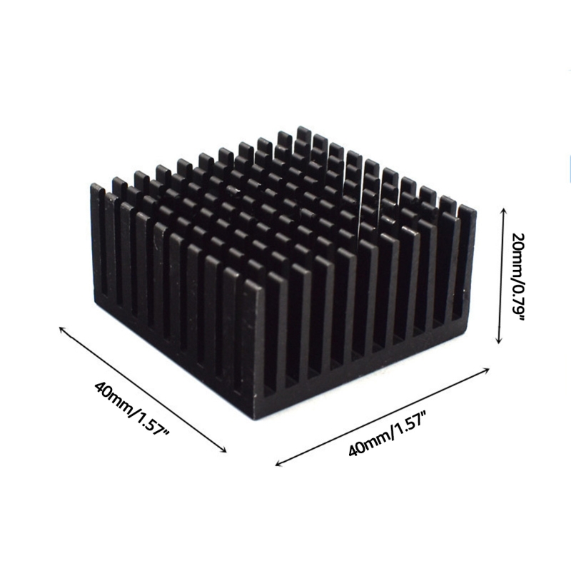 4Pcs Heatsink 40x40x20mm Alumi - огляд і ціна Raspberry Pi Water Cooling Kit