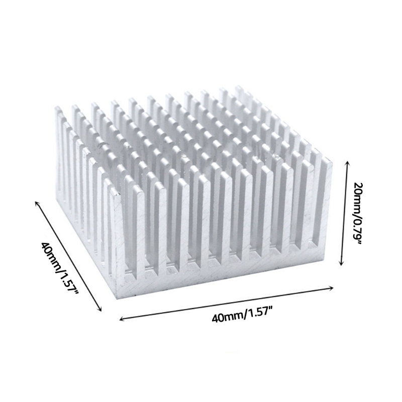 4Pcs Heatsink 40x40x20mm Alumi - огляд і ціна Raspberry Pi Water Cooling Kit