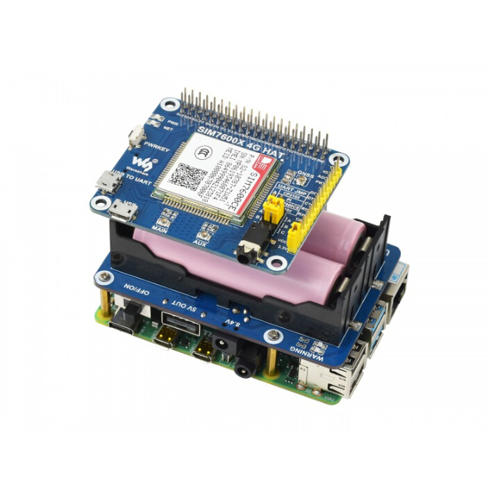 Waveshare Uninterruptible Powe - огляд і ціна Raspberry Pi Uninterrupted Power Supply Ups 18650