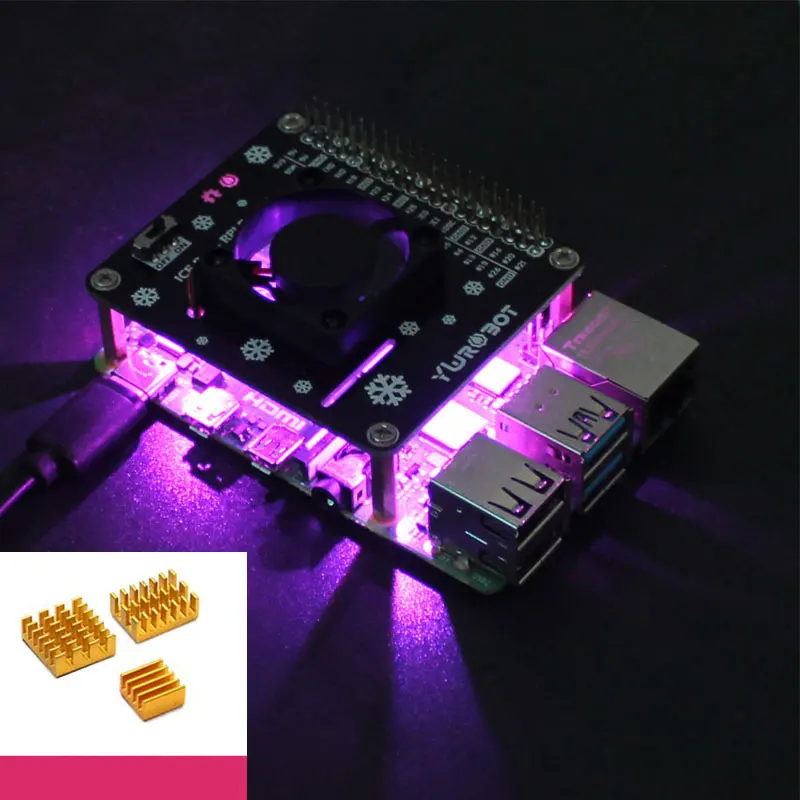 Active Cooling HAT For Raspber - огляд і ціна Raspberry Pi Water Cooling Kit